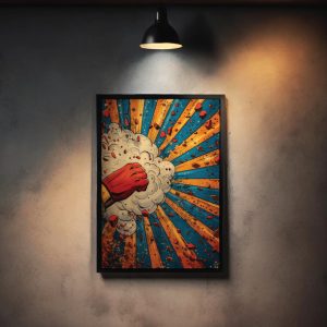 Printed poster